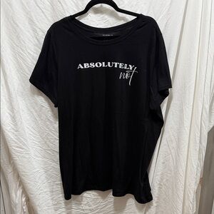 Torrid Black Graphic Short Sleeve Tee